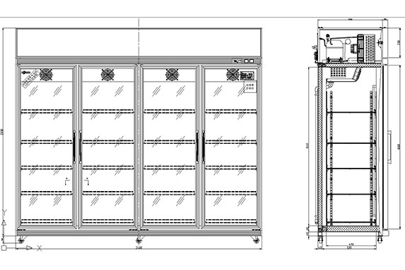 PRODUCTOS-MUEBLES-DE-REFRIGERACIÓN-AUTOCONTENIDAS-MULTIPUERTAS-IMAGEN-CORTE